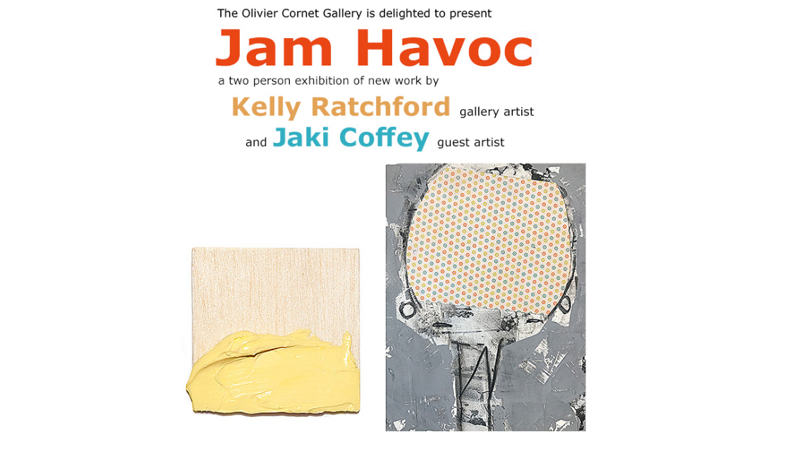 Jam Havoc, a show by Kelly Ratchford and Jaki Coffey Olivier Cornet Gallery Dublin