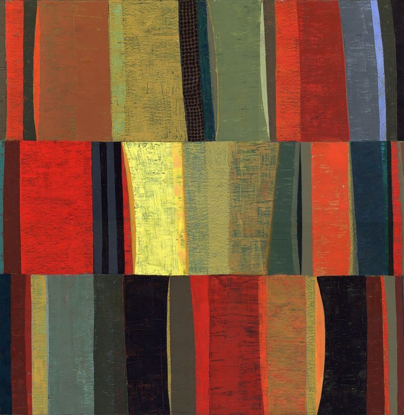 Colour Poem – Summer Nocturne, a painting by Joe Dunne RHA, part of the artist's solo show Earth Songs and Colour Poems at the Olivier Cornet Gallery, Dublin
