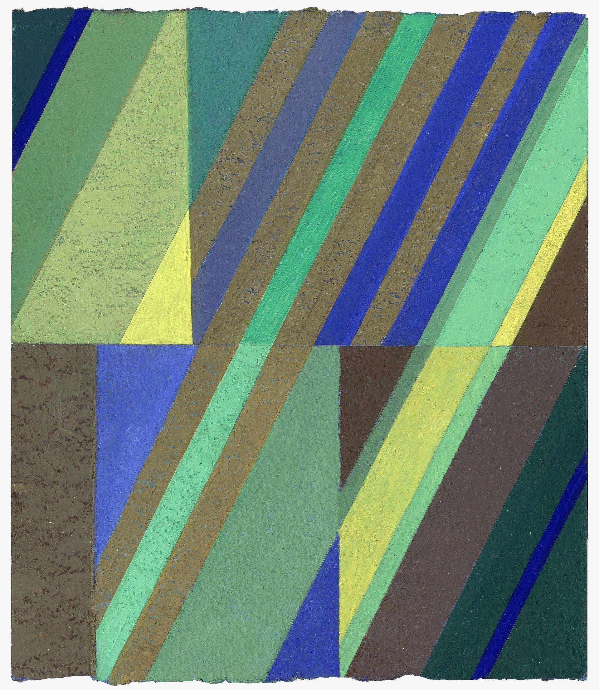 Colour Poem – Sun and Rain, a painting by Joe Dunne RHA, part of the artist's solo show Earth Songs and Colour Poems at the Olivier Cornet Gallery, Dublin