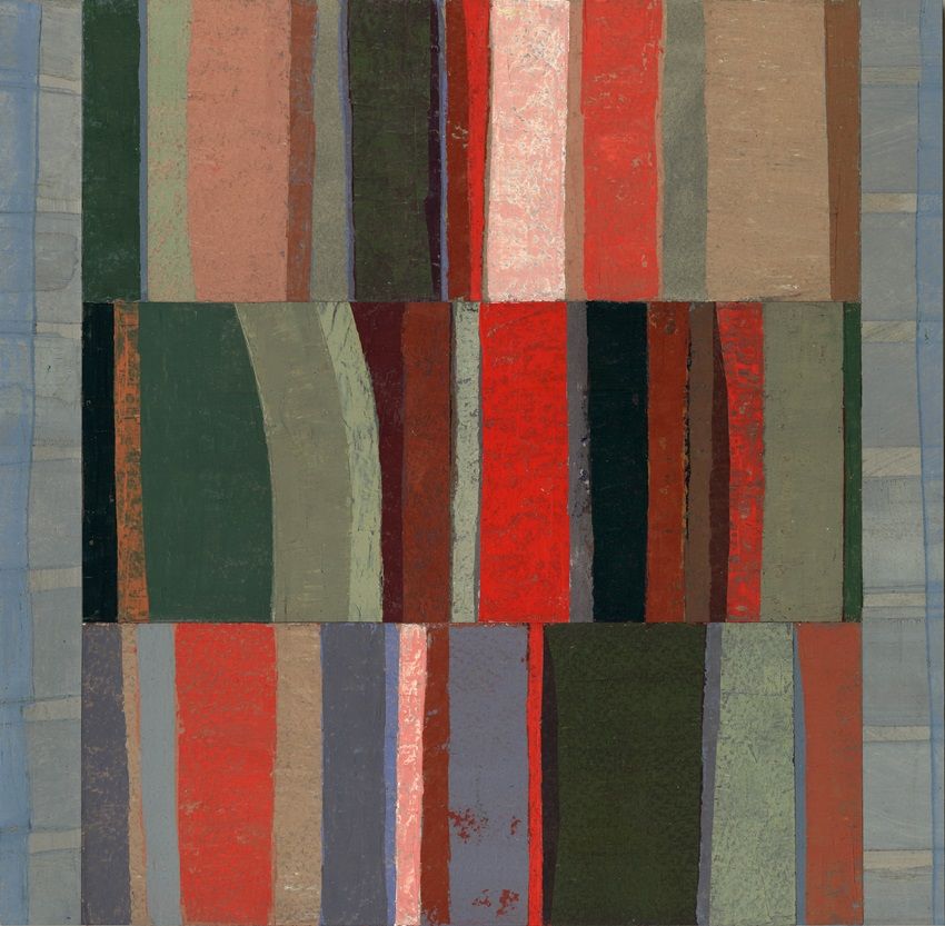 Colour Poem - Winterfest, a painting by Joe Dunne RHA, part of the artist's solo show Earth Songs and Colour Poems at the Olivier Cornet Gallery, Dublin