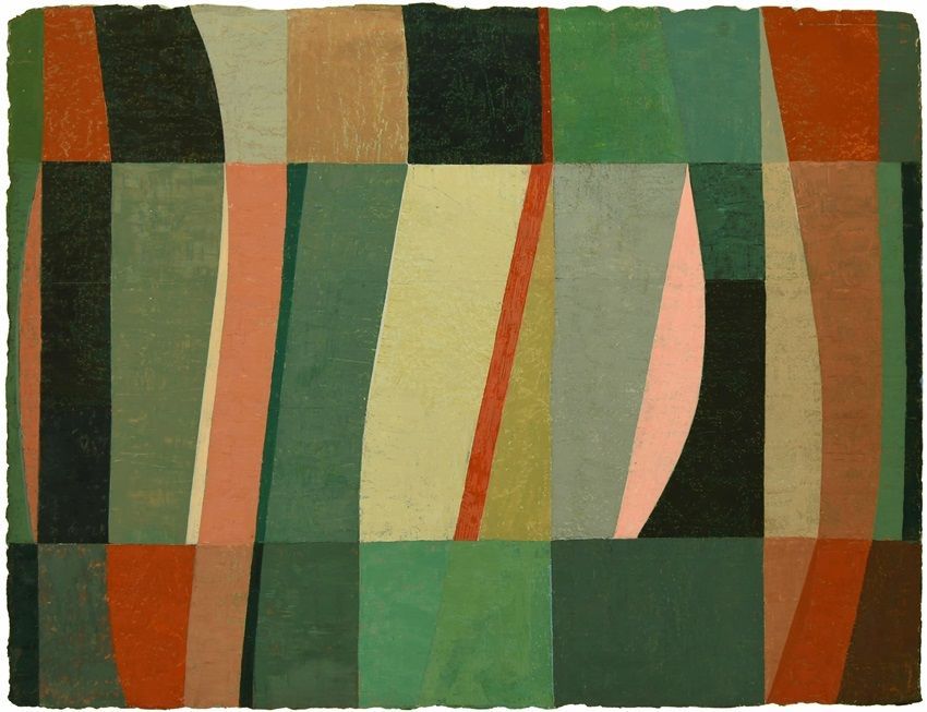 Earth Song 38 - Nocturne, a painting by Joe Dunne RHA, part of the artist's solo show Earth Songs and Colour Poems at the Olivier Cornet Gallery, Dublin