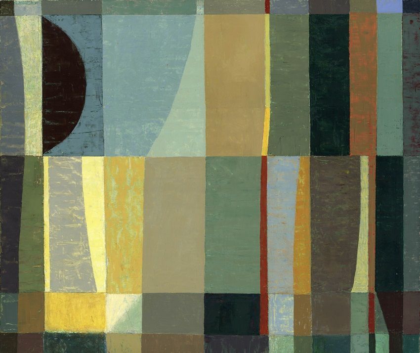 Earth Song 35 – Solstice, a painting by Joe Dunne RHA, part of the artist's solo show Earth Songs and Colour Poems at the Olivier Cornet Gallery, Dublin