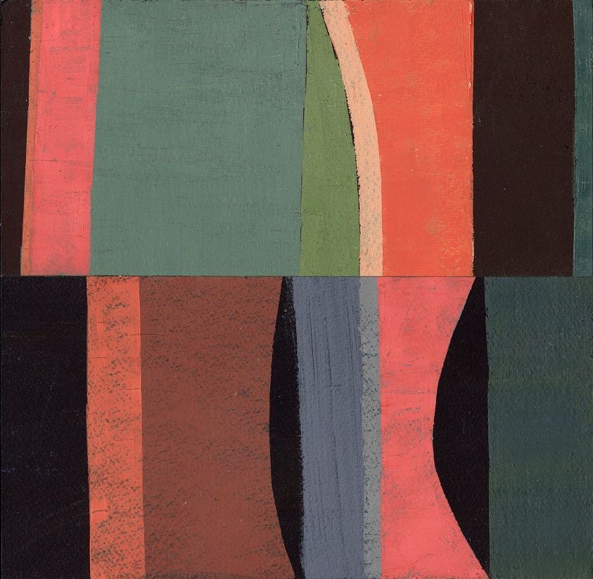 Joe Dunne, Pink Colour Poem, a painting part of the Olivier Cornet Gallery's group show Pink is my colour.