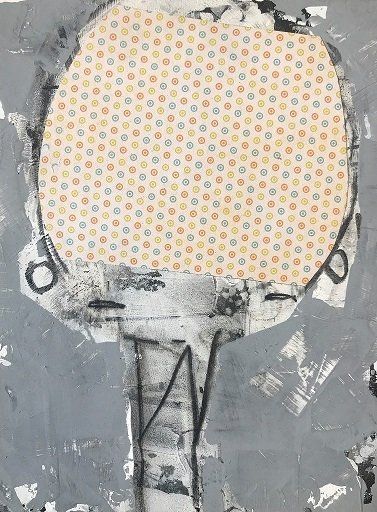 Covered, a painting by Olivier Cornet Gallery artist Kelly Ratchford, 2019