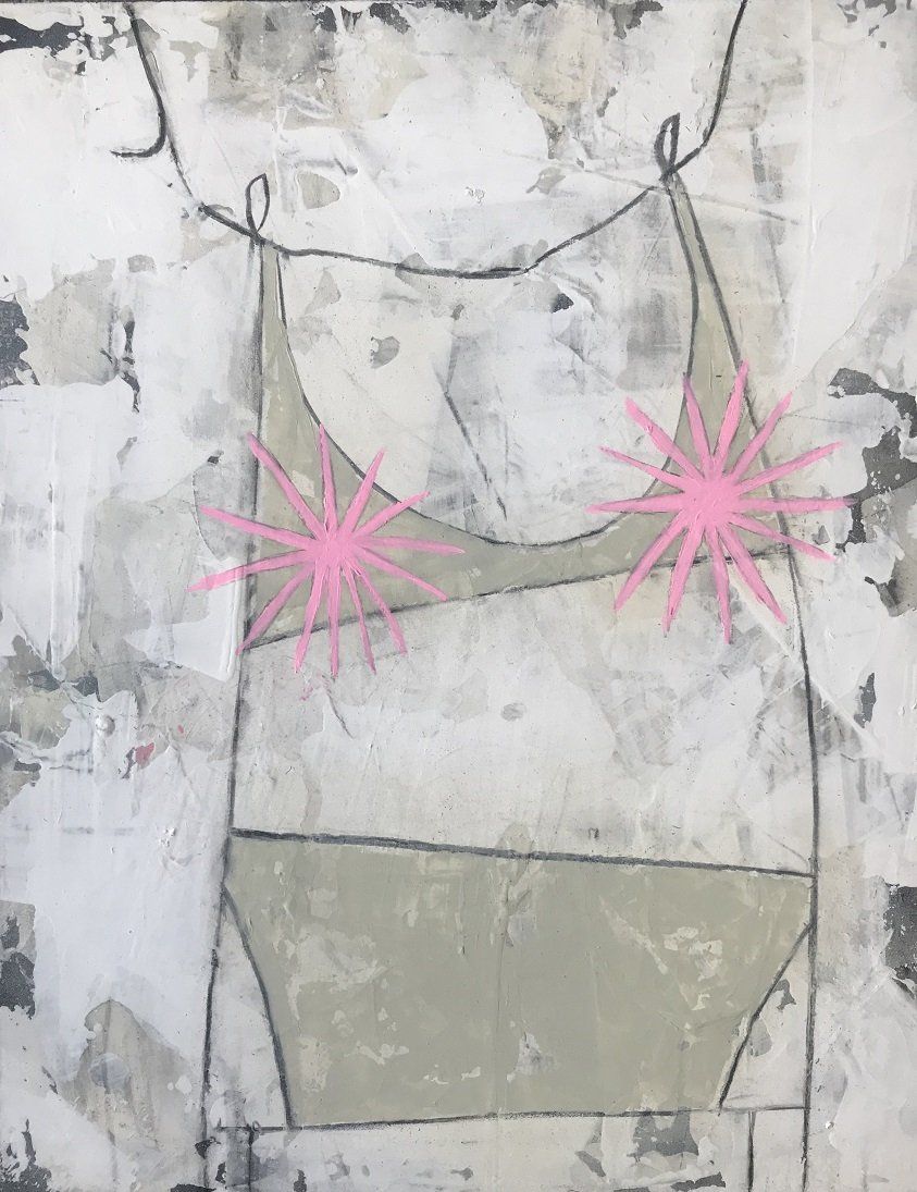 Springy, painting by Olivier Cornet Gallery artist Kelly Ratchford, 2021