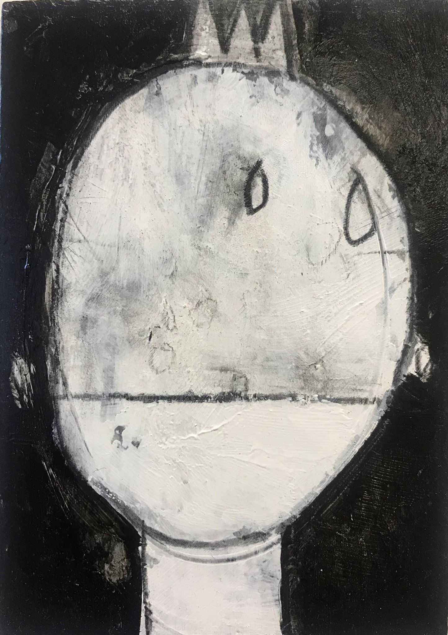 The Covidians 11, a painting created by  Olivier Cornet Gallery artist Kelly Ratchford, Dublin, Ireland