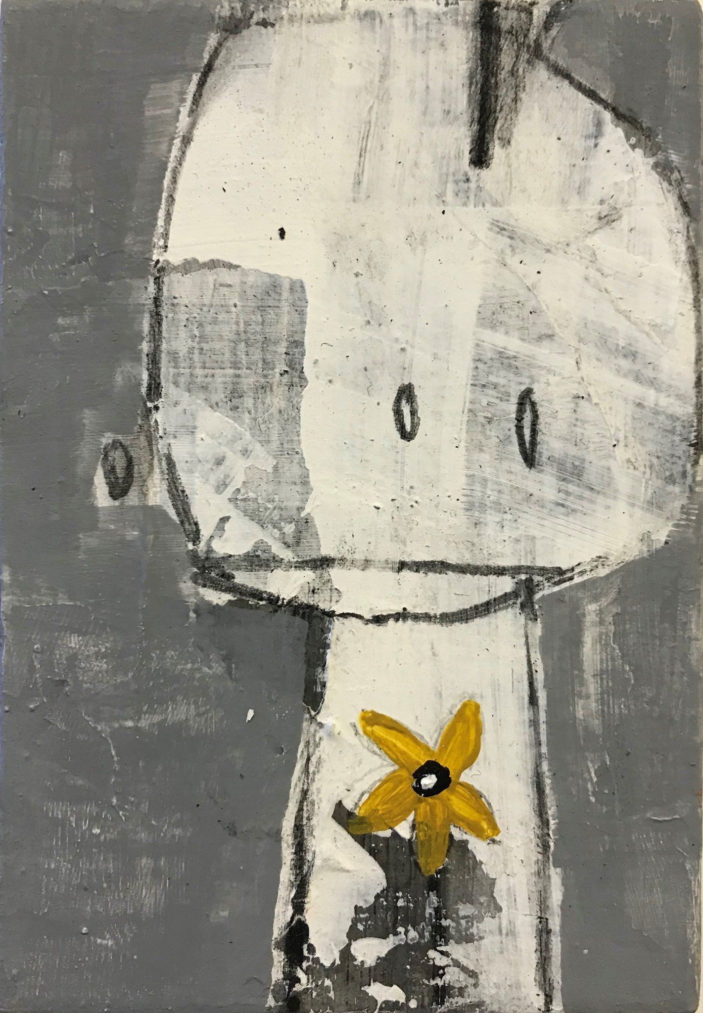 The Covidians 18, a painting created by  Olivier Cornet Gallery artist Kelly Ratchford, Dublin, Ireland