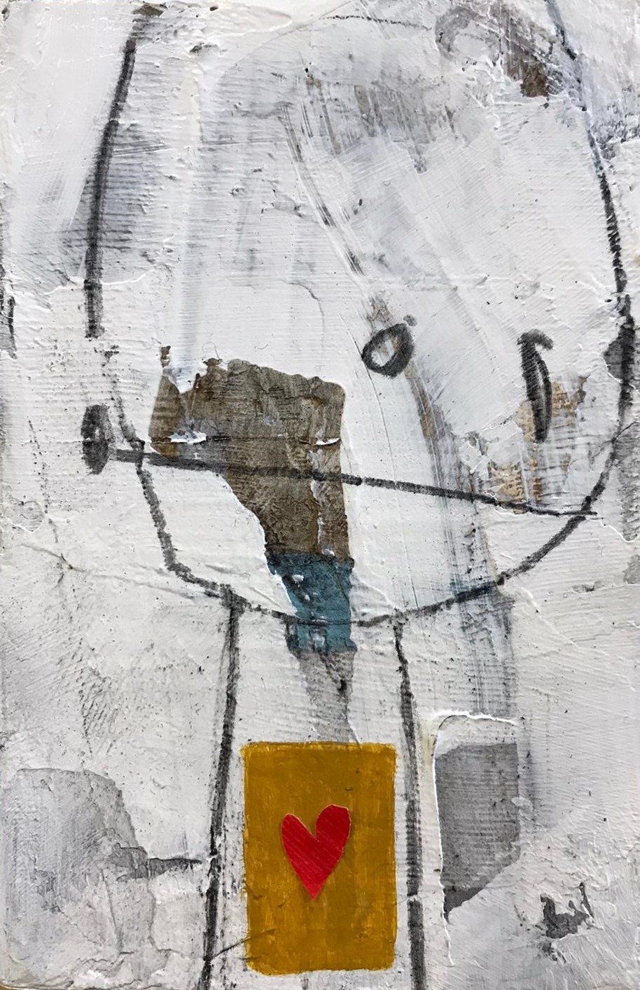 The Covidians 20, a painting created by  Olivier Cornet Gallery artist Kelly Ratchford, Dublin, Ireland