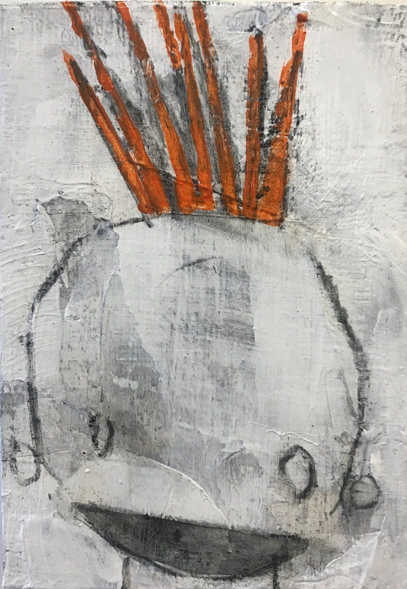 The Covidians 21, a painting created by  Olivier Cornet Gallery artist Kelly Ratchford, Dublin, Ireland