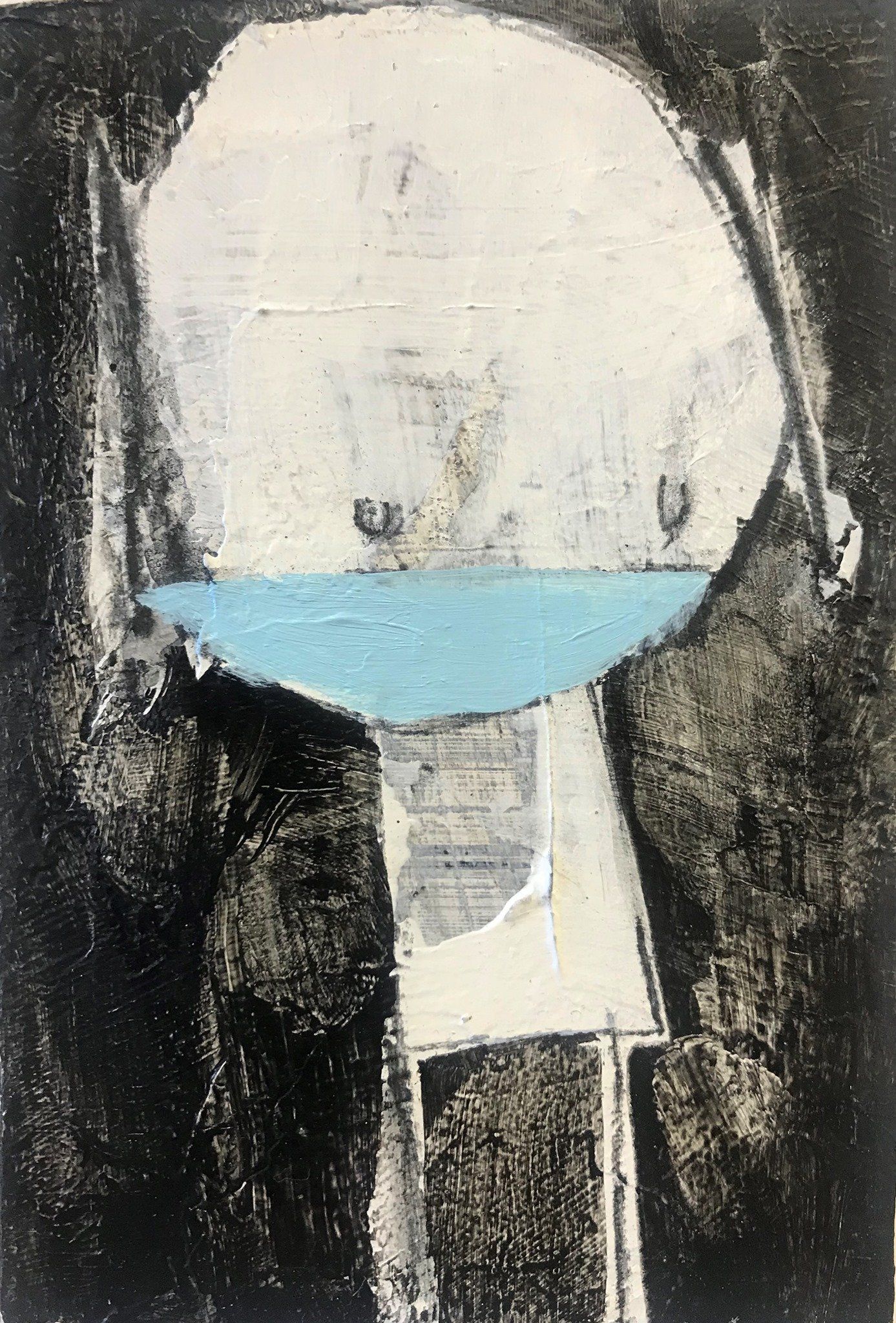 The Covidians 5, a painting created by  Olivier Cornet Gallery artist Kelly Ratchford, Dublin, Ireland