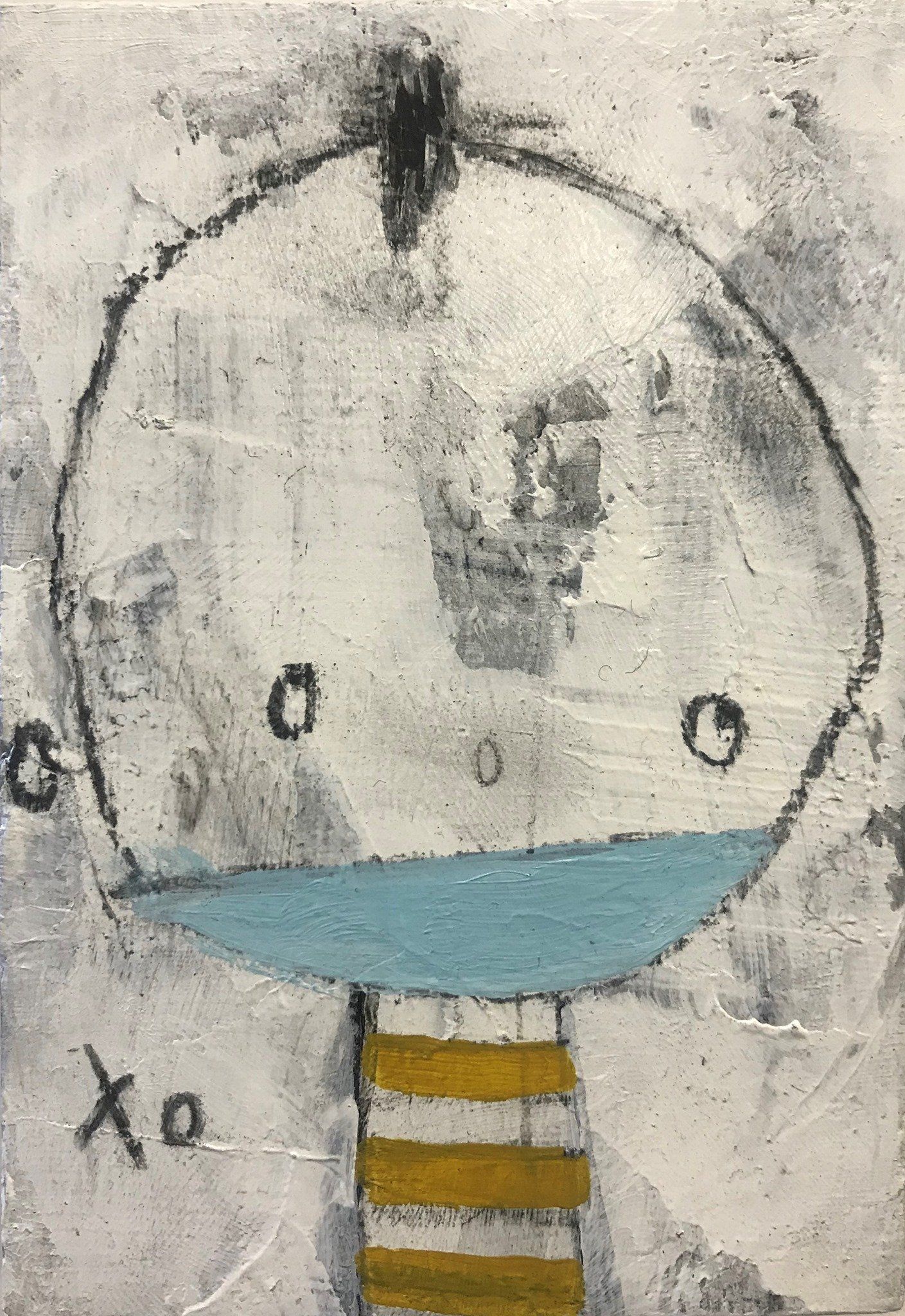 The Covidians 7, a painting created by  Olivier Cornet Gallery artist Kelly Ratchford, Dublin, Ireland