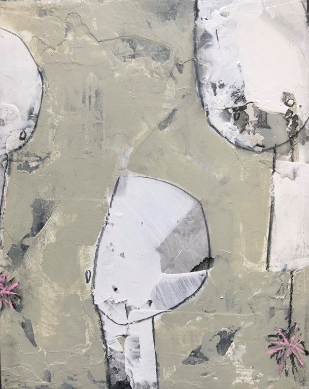 The pink fuzzies, a painting by Olivier Cornet Gallery artist Kelly Ratchford, 2021