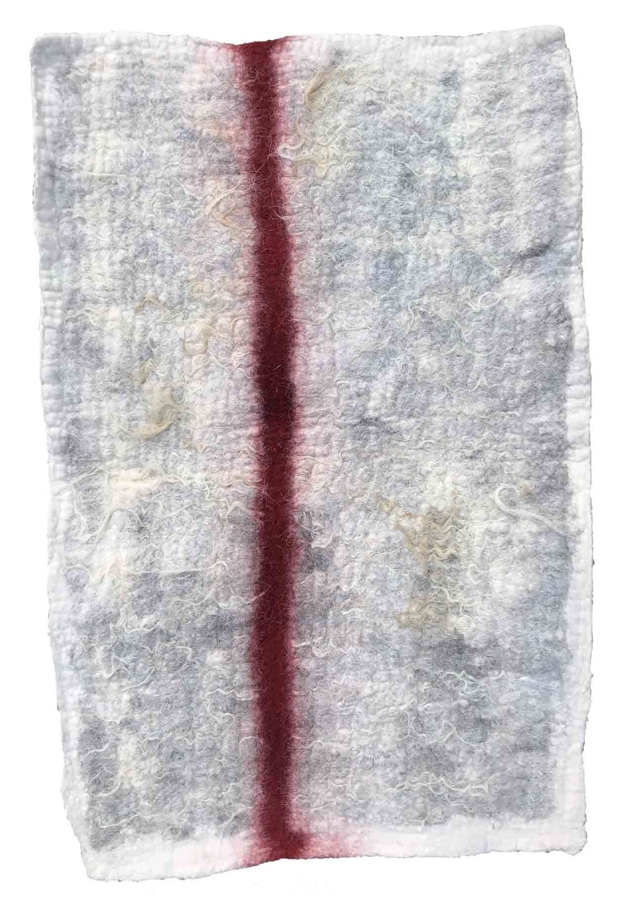Leiko Uchiyama, Line I, wool art, Olivier Cornet Gallery, Dublin