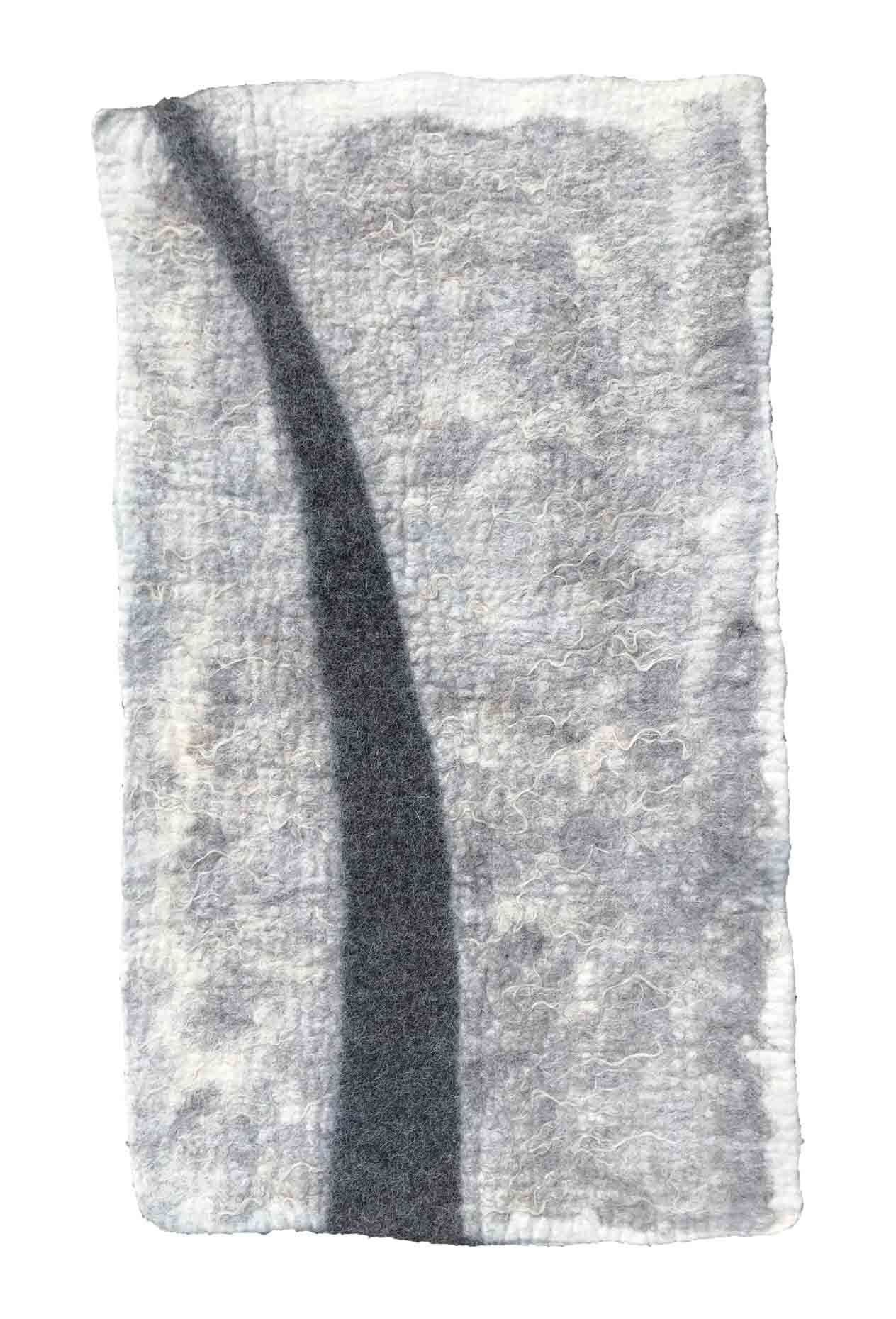 Leiko Uchiyama, Line I, wool art, Olivier Cornet Gallery, Dublin