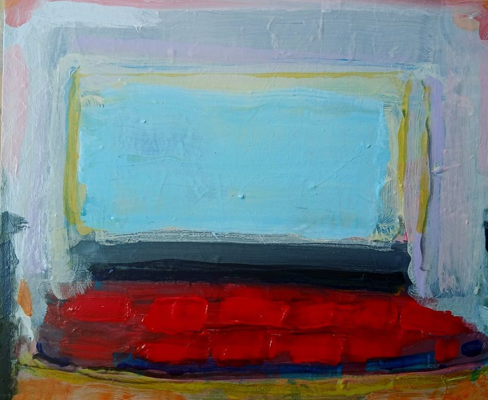 'Stella', a painting by Mary A. Fitzgerald, part of the Olivier Cornet Gallery's 2025 Bloomsday / Summer group exhibition Out of Lines