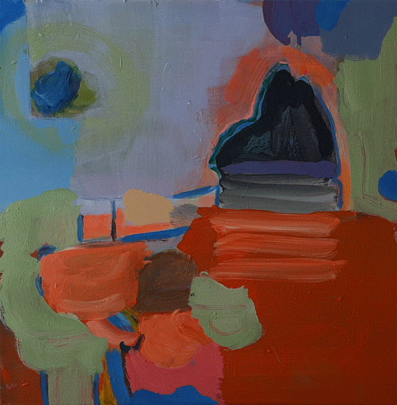 Public statue, a painting by Mary A. Fitzgerald, Olivier Cornet Art Gallery, Dublin