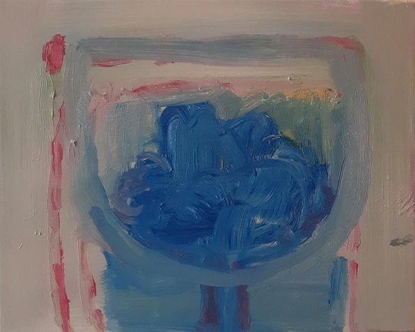 Weed patch, a painting by Mary A. Fitzgerald, Olivier Cornet Art Gallery, Dublin