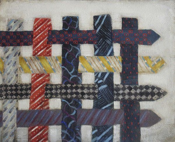 No more time ties II, a painting by Olivier Cornet Gallery artist Miriam McConnon