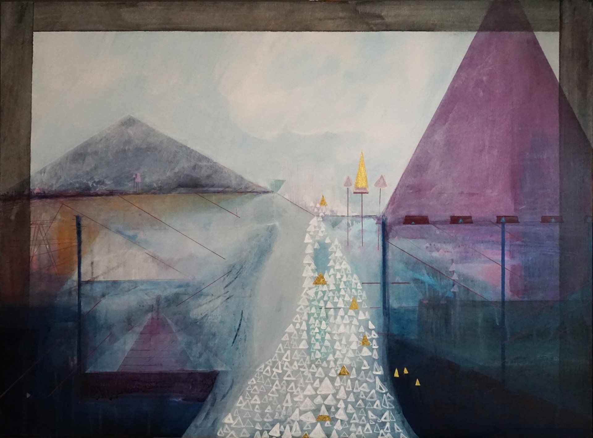 Nickie Hayden, Cloak of life, painting, Olivier Cornet Art Gallery Dublin