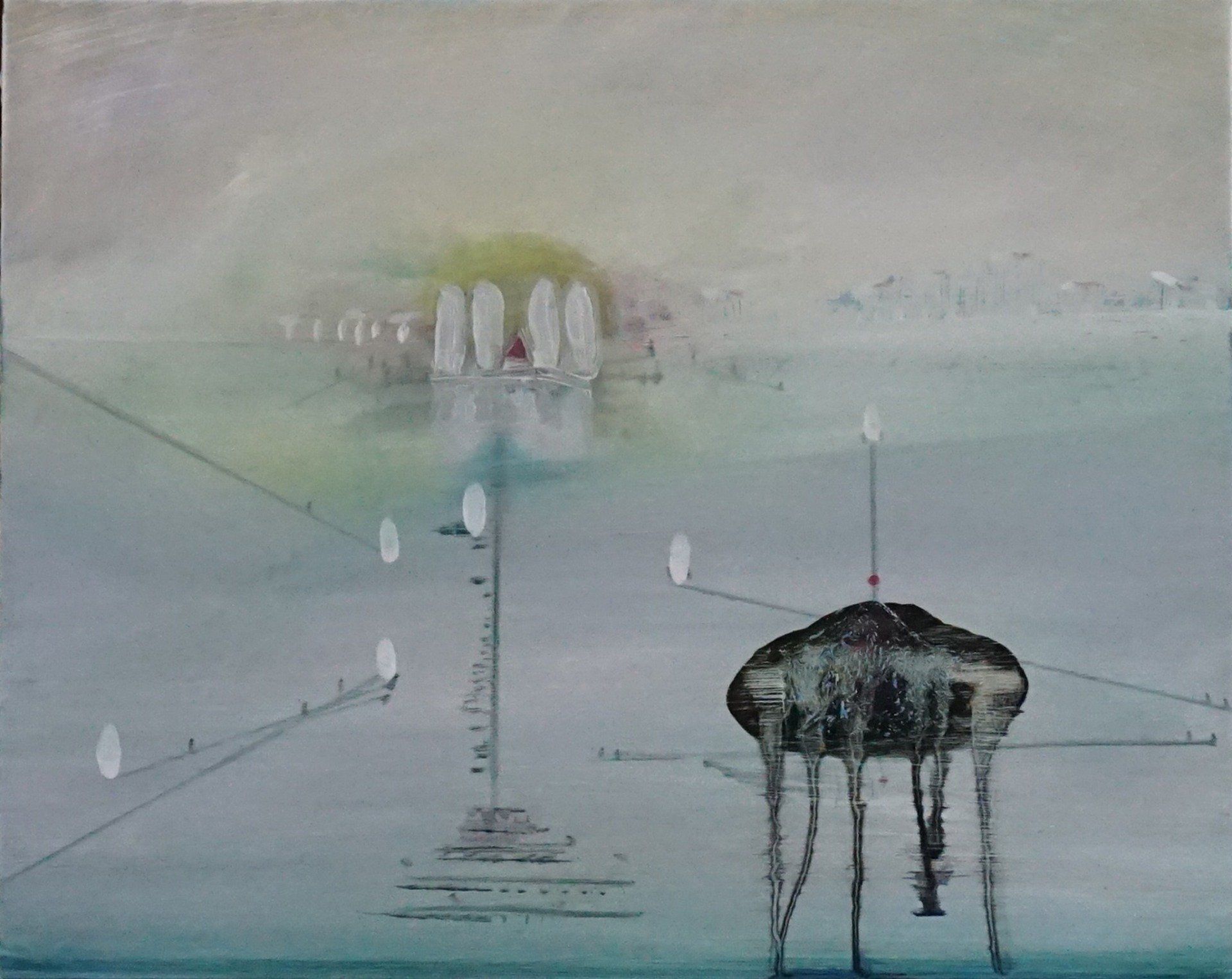 Nickie Hayden, Calm, Ether, Olivier Cornet Art Gallery Dublin