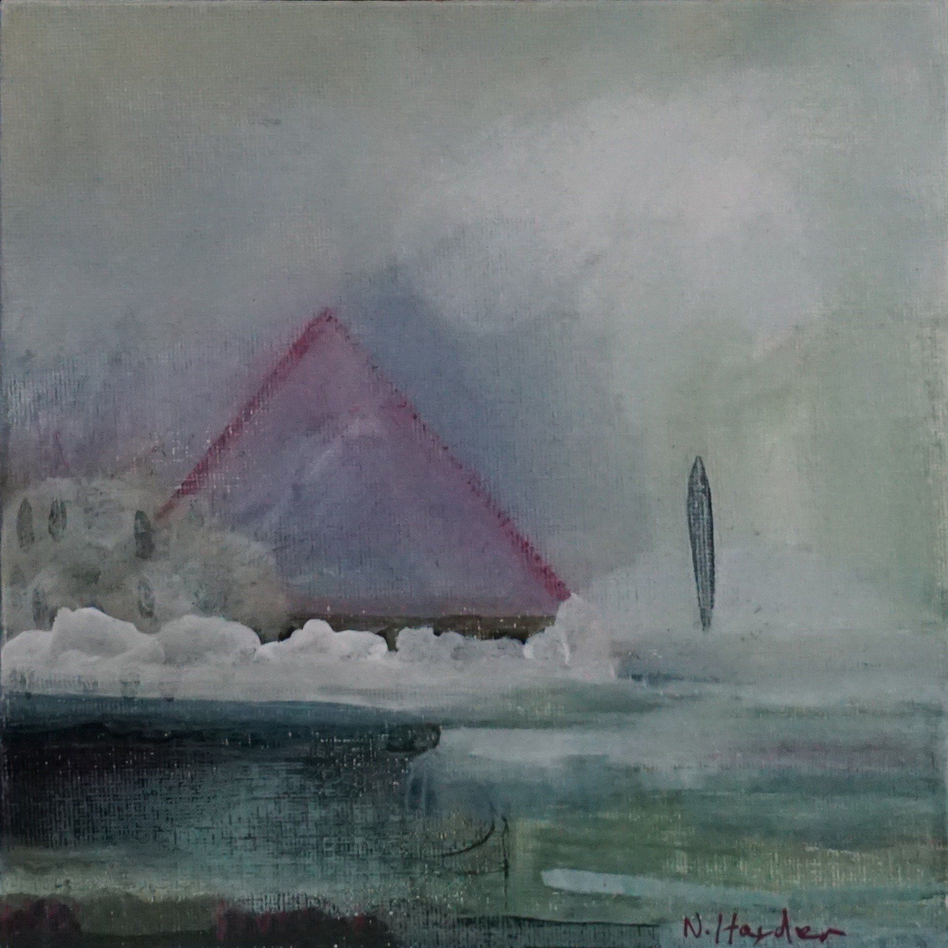 Shelter I, a beautiful painting by Nickie Hayden, available for purchase at the Olivier Cornet Art Gallery Dublin