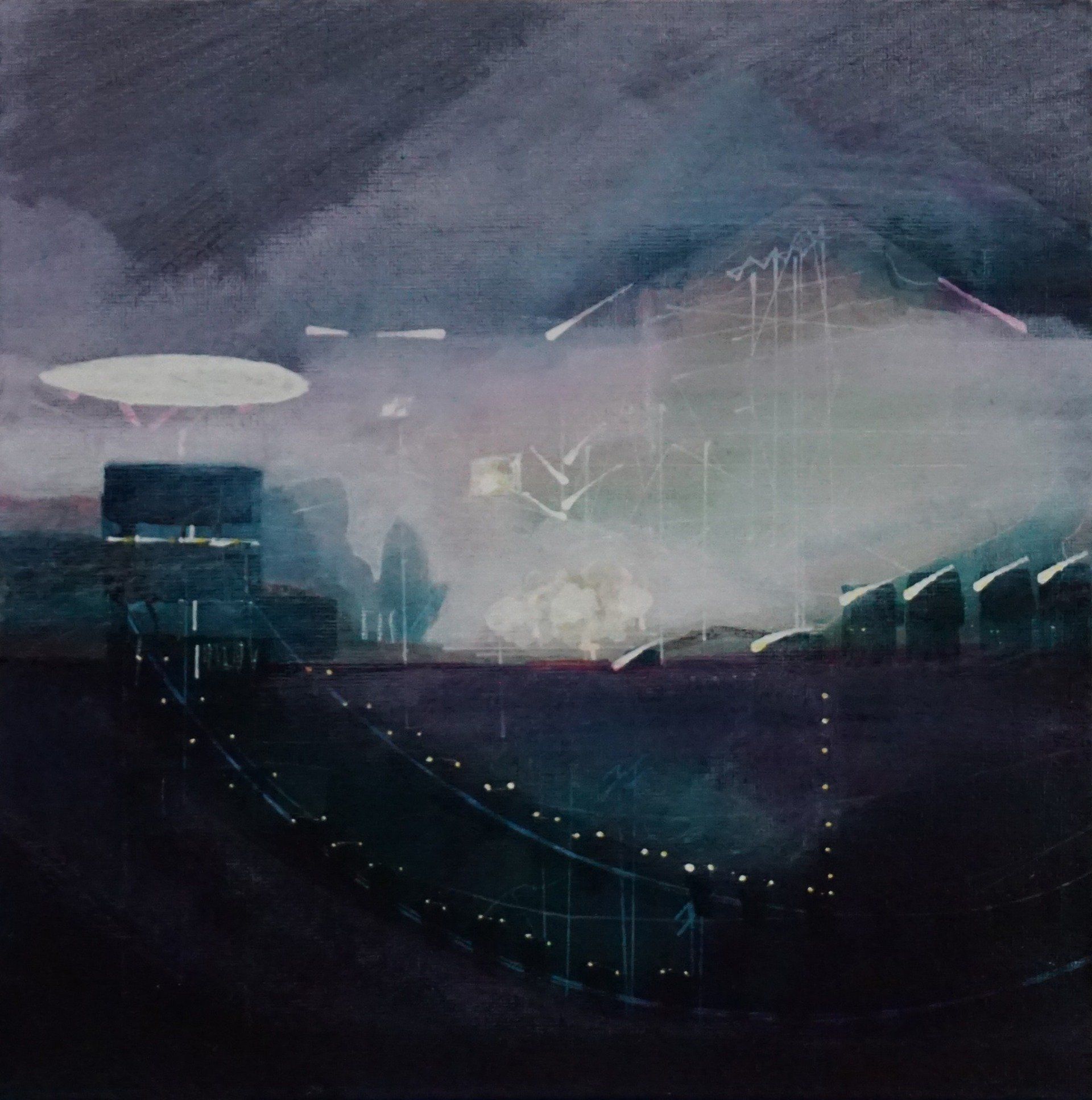 Nickie Hayden, Tied to love, painting, Olivier Cornet Art Gallery Dublin