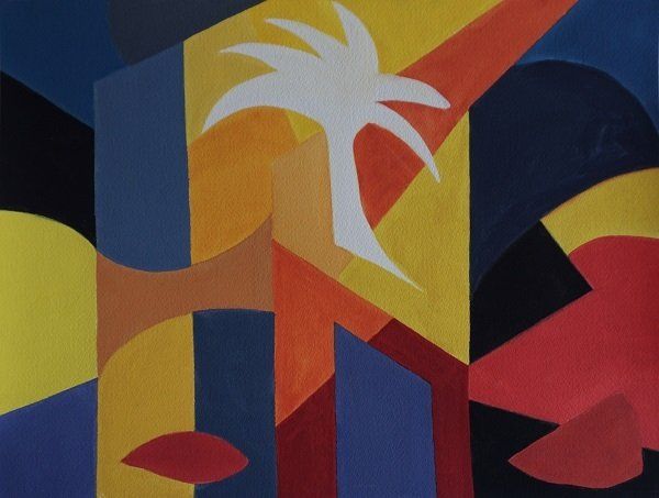 ‘Monto Karma VIII’, a painting by Paula Meehan, Olivier Cornet Gallery