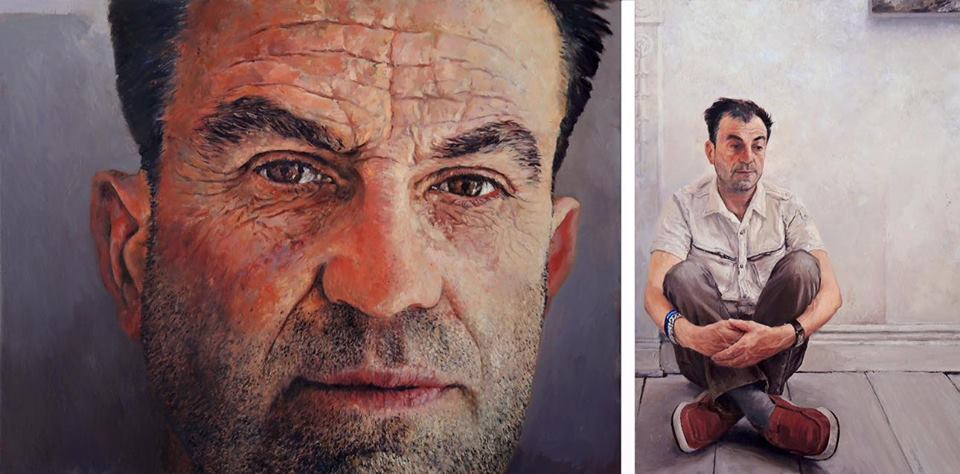 Portrait of gallerist Olivier Cornet by Eoin Mac Lochlainn