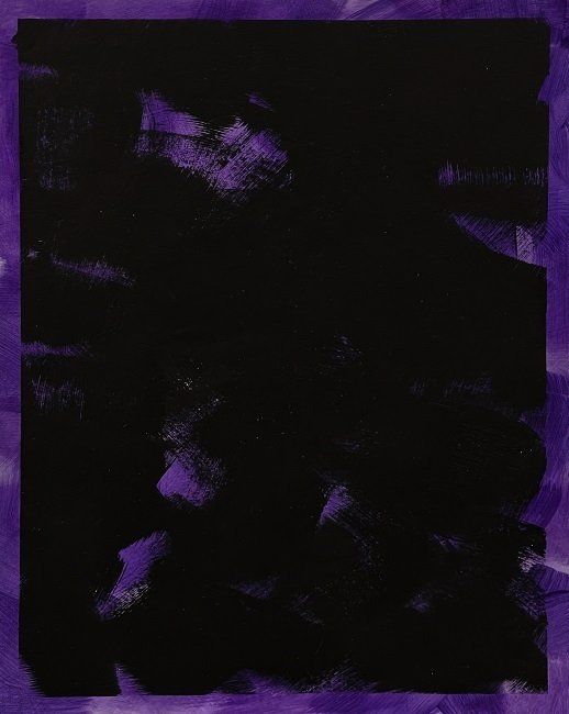 Purple Prose Painting II, a painting by Sheila Naughton, part of the Olivier Cornet Gallery Bloomsday 2022 group show Outrageous, Obscene and Offensive