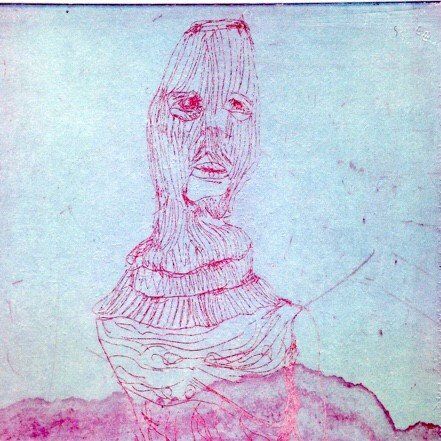Vicky Smith, Balaclava I, copper etching, Olivier Cornet Art Gallery
