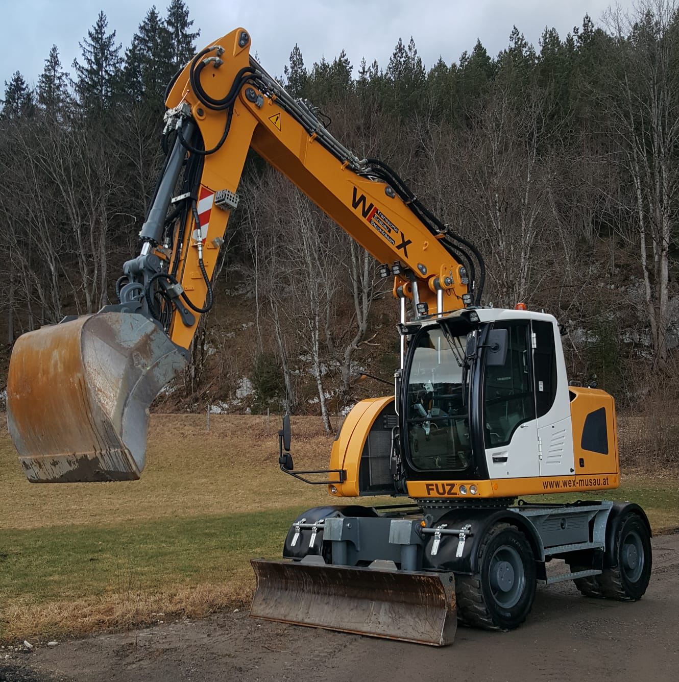 Erdbauarbeiten mit Bagger