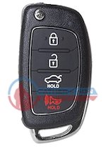 program key for a 2015, 2016, 2017 Hyundai Sonata Remote Head Key key
