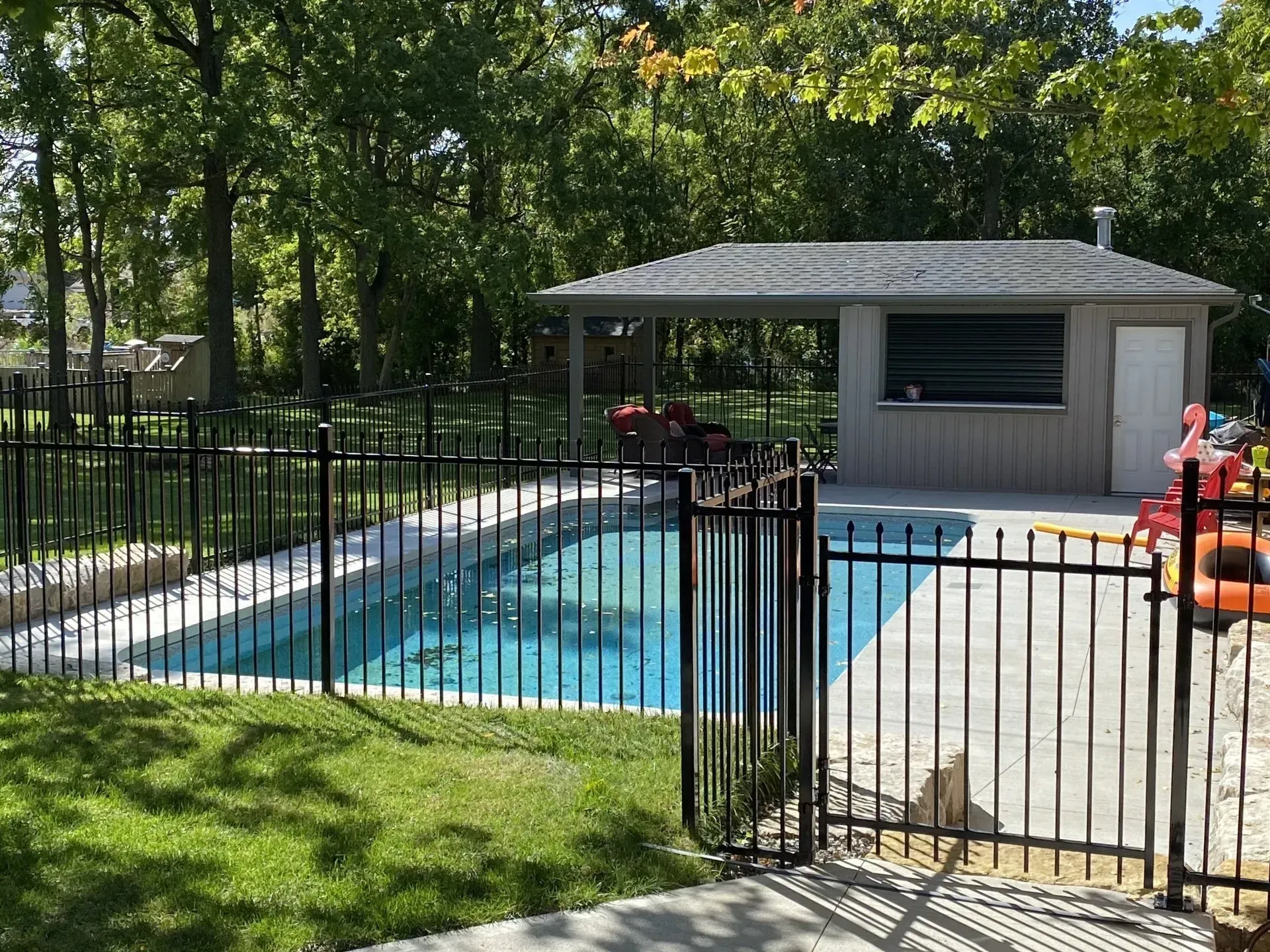 Pool install in London, Ontario