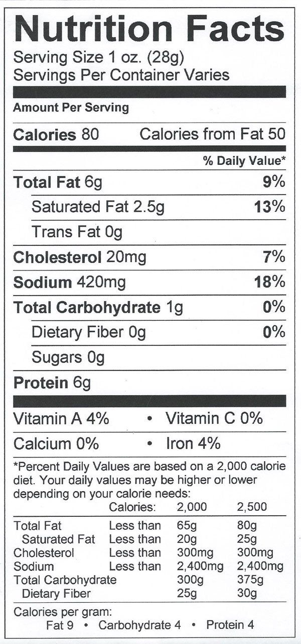 sodium lactate Nutrition Facts and Calories