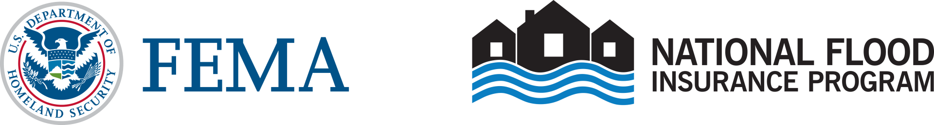 A logo for fema and the national flood insurance program