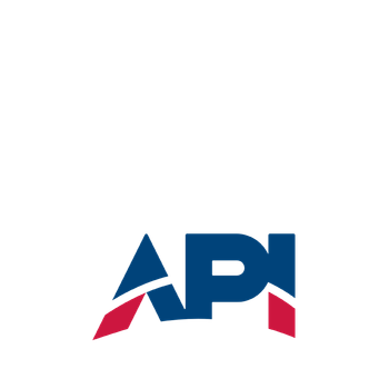 API logo: blue and red letters on white background.