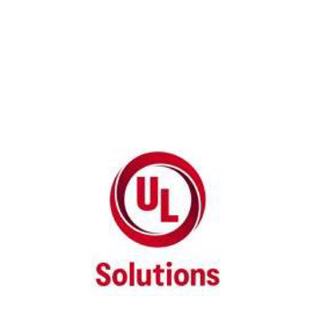 UL Solutions logo with red swirl around "UL" and the word "Solutions" below.