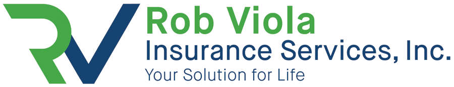 A logo for rob viola insurance services inc. your solution for life