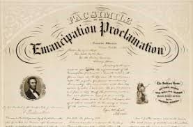 emancipation proclamation