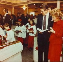 ron and nancy reagan visit 