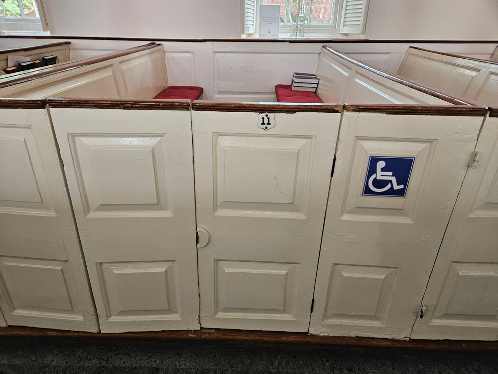 disabled access pew