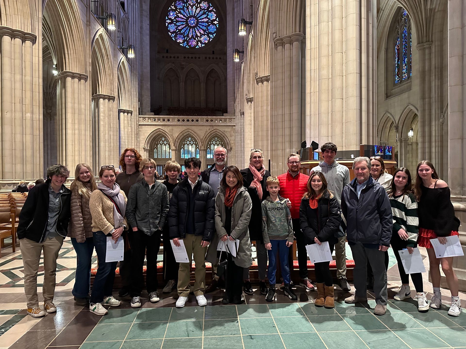 Christ Church and St. John's McLean after a tour of the Washington National Cathedral