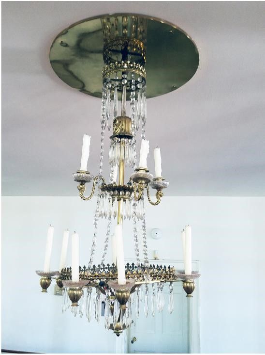 glass chandelier