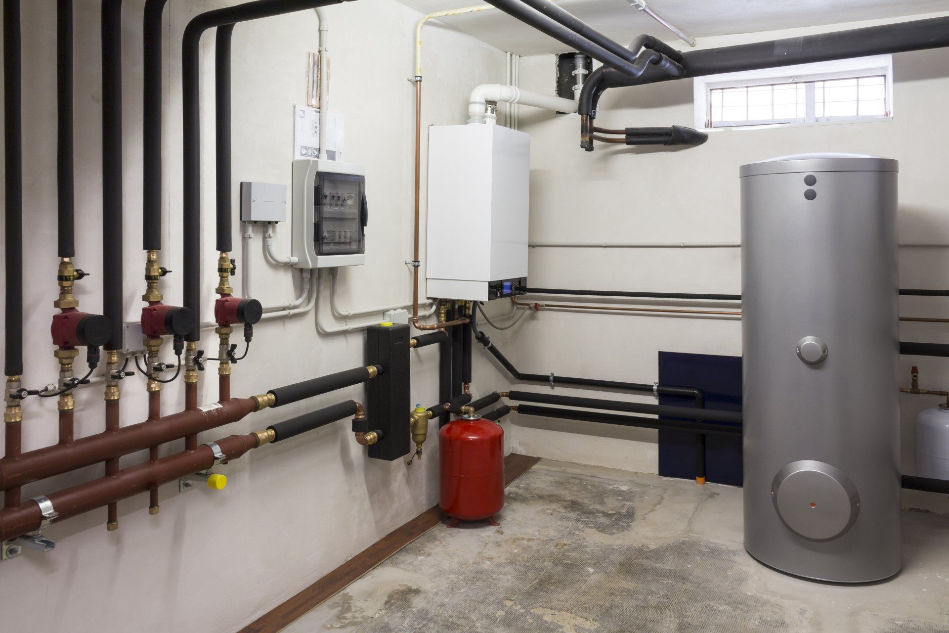 Water Heater Boiler Room — Summerville, SC — Kessler Plumbing, LLC