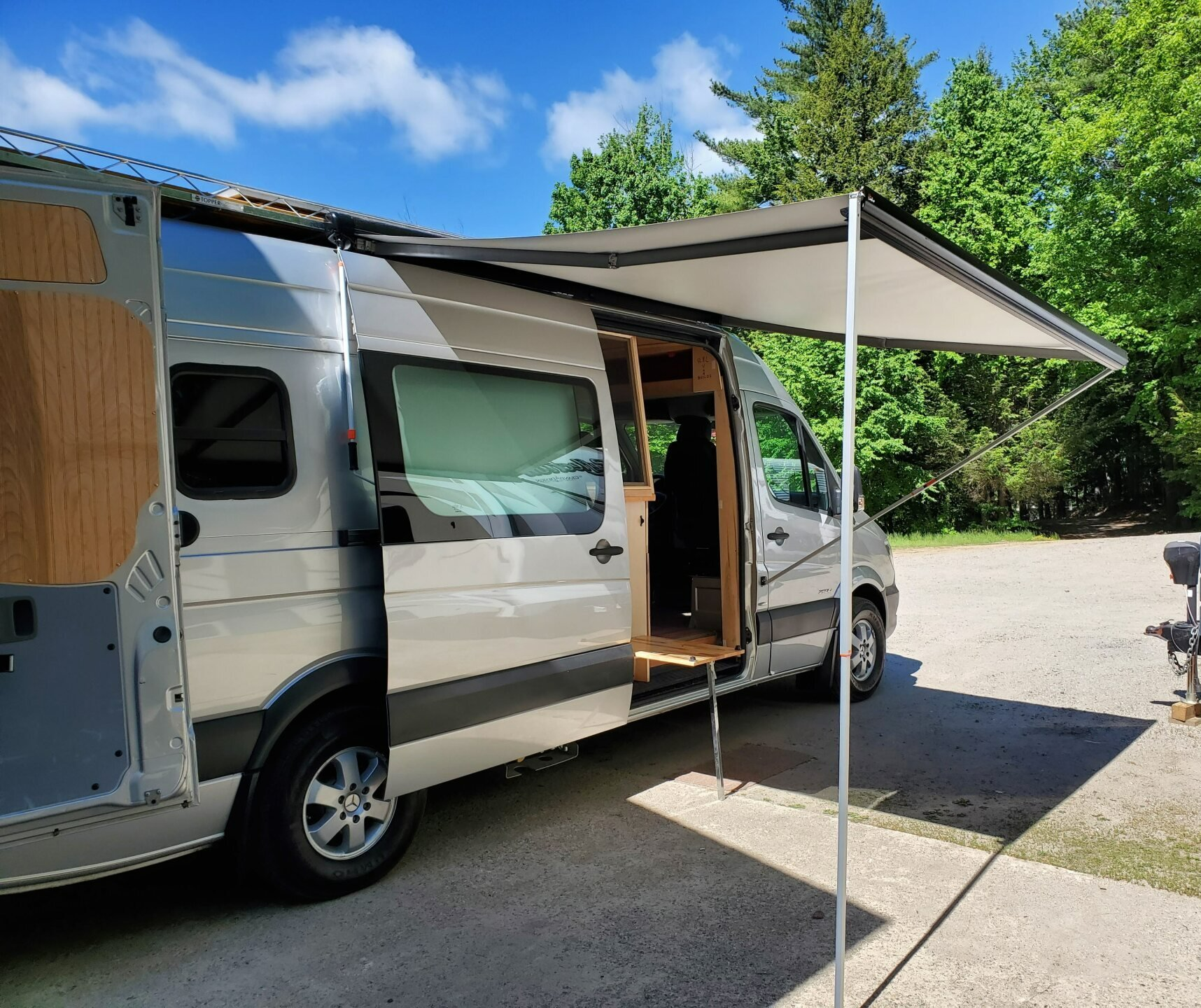 Parking The Grey Camper Van - Milton, NH   - RV Service and R & L Van Builds
