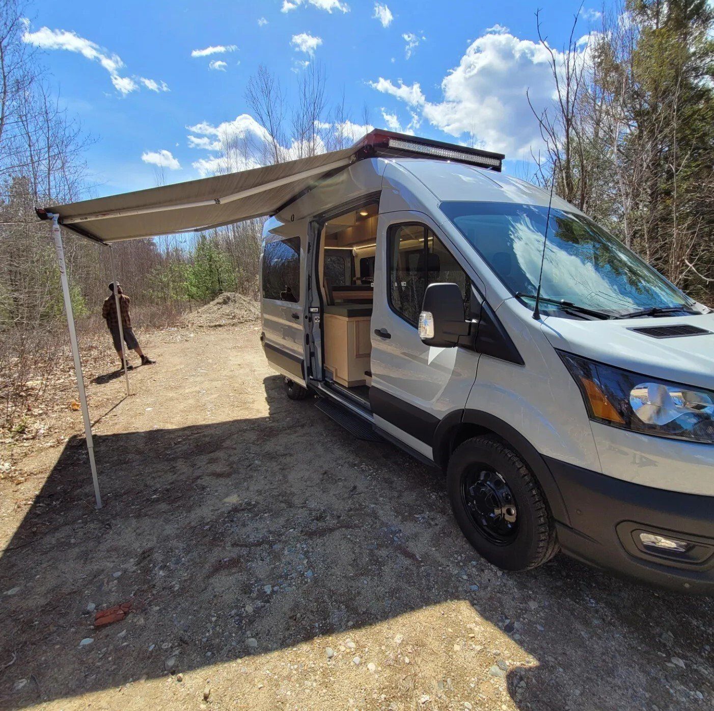 Happy Family On A Camping  - Milton, NH  - RV Service and R & L Van Builds