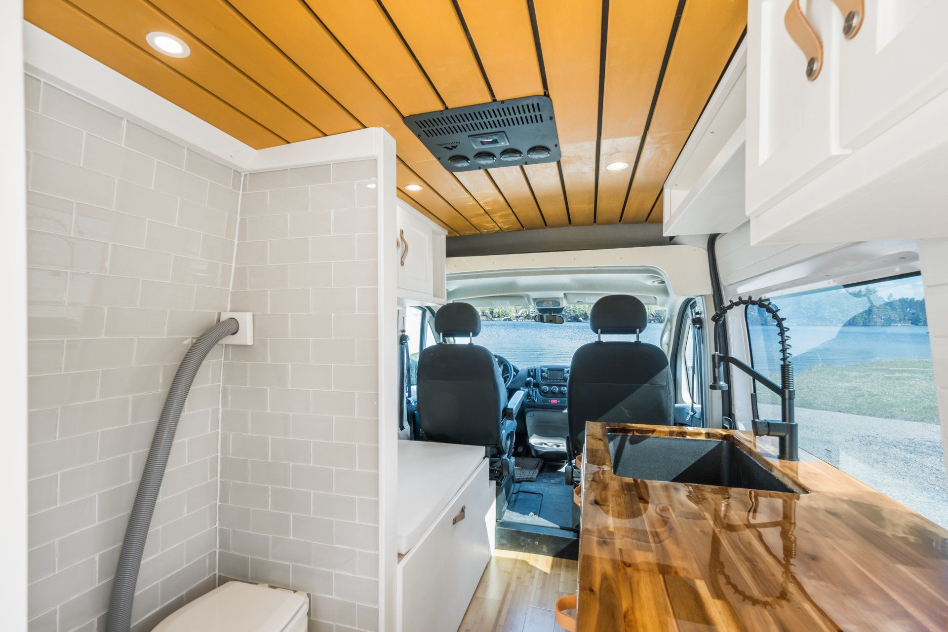 Clean View Inside The Camper Van - Milton, NH  - RV Service and R & L Van Builds