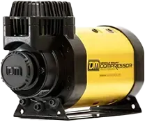 Yellow and Black Air Compressor is Sitting — TJM Rockhampton in Rockhampton City, QLD