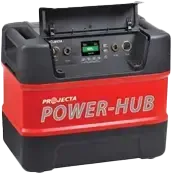 A Red and Black Power Hub With the Lid Open — TJM Rockhampton in Rockhampton City, QLD