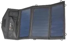 A Folding Solar Panel With a Cell Phone Charger Attached to It — TJM Rockhampton in Rockhampton City, QLD